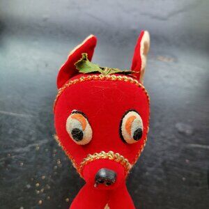 Vintage Treasure Pet Rudolph Deer Sawdust Stuffed animal